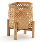 Кашпо на ножках из бамбука Bamboo Decor варинант исполнения - 1 | Loft Concept в Сочи