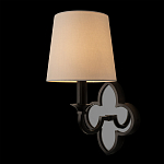 Бра с белым текстильным абажуром и фигурным основанием с зеркальной вставкой Vitorino варинант исполнения - 9 | Loft Concept в Сочи