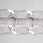 Люстра линейная с 6-ю прозрачными стеклянными плафонами округлой формы HANDLE GRAPE варинант исполнения - 9 | Loft Concept в Сочи