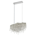 Люстра подвесная с металлическими цепочками и изогнутыми металлическими дугами 72 см Atlantis Chain варинант исполнения - 4 | Loft Concept в Сочи