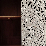 Шкаф с орнаментом ручная резьба из дерева Indian Antique Furniture  варинант исполнения - 3 | Loft Concept в Сочи