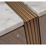 Комод с мраморной столешницей Uniqueness Marble варинант исполнения - 4 | Loft Concept в Сочи
