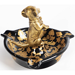 Пепельница фарфоровая Gold Dog варинант исполнения - 2 | Loft Concept в Сочи