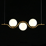 Люстра подвесная светодиодная Jagna 2 Gold and White варинант исполнения - 1 | Loft Concept в Сочи