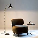 Торшер с поворотным плафоном Davy Brass Floor Lamp варинант исполнения - 6 | Loft Concept в Сочи