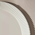 Зеркало в круглой фактурной раме Mirror Modern Texture белое варинант исполнения - 4 | Loft Concept в Сочи