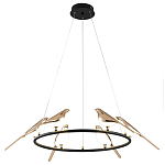 Подвесной светильник с декором в виде птиц Birds Ring Hanging Lamp варинант исполнения - 2 | Loft Concept в Сочи