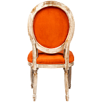 Стул из натурального бука оранжевое с цветным принтом Impressionism in Color варинант исполнения - 2 | Loft Concept в Сочи