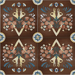 Плитка с узором Клубника варинант исполнения - 1 | Loft Concept в Сочи