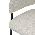 Стул мягкий с подлокотниками Chair Gray Upholstery Boucle варинант исполнения - 6 | Loft Concept в Сочи