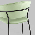 Стул в велюре фисташкового цвета Horizon варинант исполнения - 7 | Loft Concept в Сочи