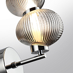 Бра с 2-мя рифлеными стеклянными шарами Marcelh Light варинант исполнения - 4 | Loft Concept в Сочи