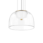 Подвесной светильник с куполообразным прозрачным стеклянным плафоном Grada Light варинант исполнения - 7 | Loft Concept в Сочи