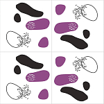 Плитка с узором Камни варинант исполнения - 1 | Loft Concept в Сочи