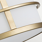 Потолочный светильник с белым матовым абажуром в металлическом каркасе Feiss варинант исполнения - 5 | Loft Concept в Сочи