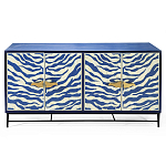 Буфет в гостиную с инкрустацией Bone Inlay Deco Sideboard - Orleans ZEBRA варинант исполнения - 4 | Loft Concept в Сочи
