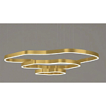 Люстра подвесная с 3-мя ассиметричными светодиодными лампами Golden Current варинант исполнения - 1 | Loft Concept в Сочи