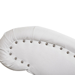 Кушетка белая с мягкой обивкой из велюра Michael Couch варинант исполнения - 5 | Loft Concept в Сочи