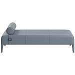 Кушетка Cuba из натуральной кожи с валиком  варинант исполнения - 4 | Loft Concept в Сочи