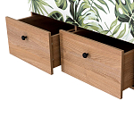 Шкаф с принтом Floral notes варинант исполнения - 3 | Loft Concept в Сочи