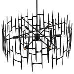 Люстра черная остроконечной формы Black Satin варинант исполнения - 3 | Loft Concept в Сочи