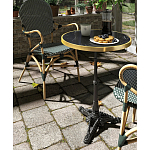 Кресло плетеное из ротанга Ronald Black White Rattan Chair варинант исполнения - 9 | Loft Concept в Сочи