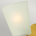 Бра с белым матовым стеклянным плафоном и тремя декоративными шарами Hinkley варинант исполнения - 9 | Loft Concept в Сочи