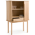 Буфет с двумя раздвижными дверцами Toinette Wooden Light Cupboard варинант исполнения - 3 | Loft Concept в Сочи