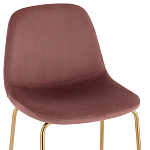 Барный стул на золотистых ножках VENDRAMIN Pink варинант исполнения - 6 | Loft Concept в Сочи