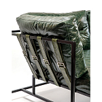 Диван Лофт Натуральная Винтажная кожа Зеленый Two Seat Encounter Leather Sofa варинант исполнения - 5 | Loft Concept в Сочи