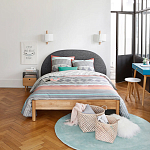 Бра из металла и дерева Ruell White Metal Wooden Wall Lamp варинант исполнения - 3 | Loft Concept в Сочи