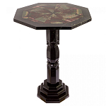 Кофейный стол из натуральных камней Змеевик и Яшма Natural Stone Tables варинант исполнения - 1 | Loft Concept в Сочи