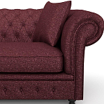 Мебельная ткань Шенилл бордовый цвет 138 см T4-38 варинант исполнения - 8 | Loft Concept в Сочи