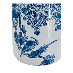 Ваза с мотивами цветущего сада с попугаями Vase Inspired by Nature варинант исполнения - 3 | Loft Concept в Сочи