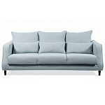 Диван Seldon с мягкими подушками голубое букле варинант исполнения - 7 | Loft Concept в Сочи