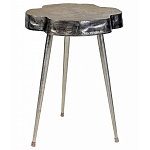 Металлический столик со столешницей в виде слеба Slabby варинант исполнения - 1 | Loft Concept в Сочи