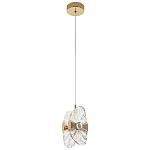 Подвесной светильник из хрусталя Fleuretta Crystal Gold Hanging Lamp варинант исполнения - 2 | Loft Concept в Сочи