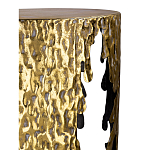 Столик дизайнерский Copper streaks варинант исполнения - 2 | Loft Concept в Сочи