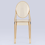 Прозрачный стул с янтарным оттенком LOUIS GHOST CHAIR варинант исполнения - 3 | Loft Concept в Сочи