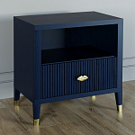 Прикроватная тумбочка с полкой Elsa Dreams Blue варинант исполнения - 1 | Loft Concept в Сочи