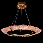 Люстра в форме кольца розовая Warm Pink Light варинант исполнения - 3 | Loft Concept в Сочи