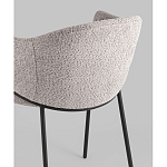 Стул Brace букле серый варинант исполнения - 3 | Loft Concept в Сочи