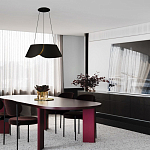 Подвесной светильник круглый с контрастной внутренней отделкой Assol Сup варинант исполнения - 6 | Loft Concept в Сочи