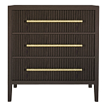 Комод Primo с 3 выдвижными ящиками Темный орех варинант исполнения - 7 | Loft Concept в Сочи