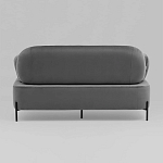 Диван в велюровой обивке серого цвета COLOR BLOCK варинант исполнения - 2 | Loft Concept в Сочи