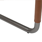 Стул мягкий с обивкой из рогожки и экокожи Contrasting Performance варинант исполнения - 4 | Loft Concept в Сочи