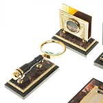 Настольный письменный набор из яшмы и долерита с декором в виде коня Manager Organizer варинант исполнения - 6 | Loft Concept в Сочи