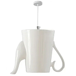 Подвесные светильники в виде белой посуды Flower Reversal варинант исполнения - 7 | Loft Concept в Сочи