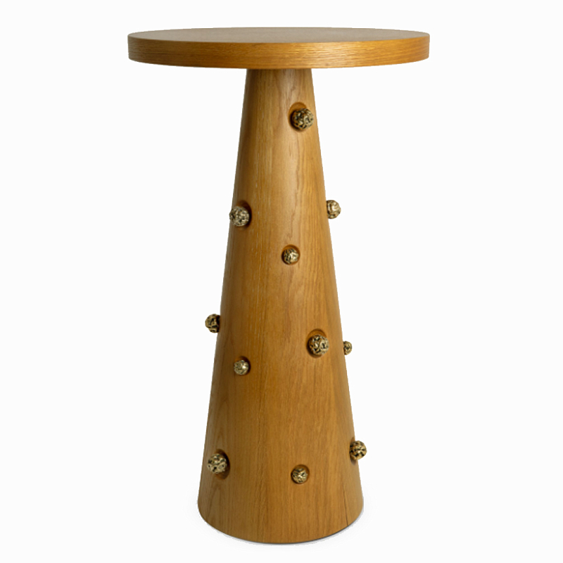 Приставной столик Okinawa Ginger Side table Горчичный Золотой в Сочи | Loft Concept 