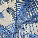 Мебельная ткань Вышивка синий принт 280 см T2-136 варинант исполнения - 2 | Loft Concept в Сочи